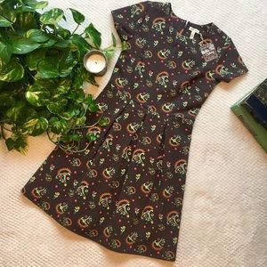 MATILDA JANE women’s brown paisley dress